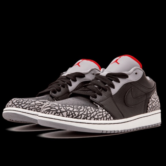 air jordan 1 phat low elephant print
